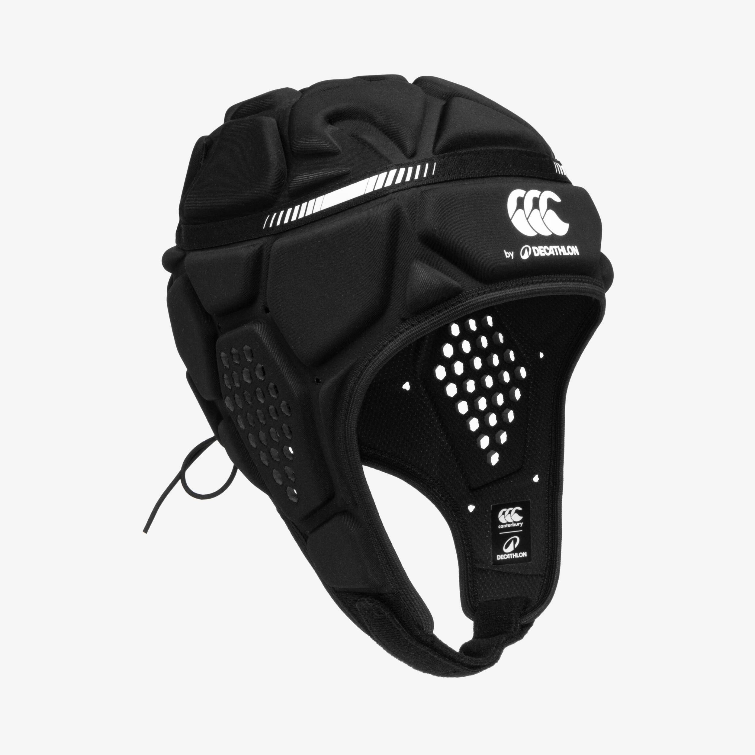Adult Rugby Scrum Cap R500 - Black 5/6