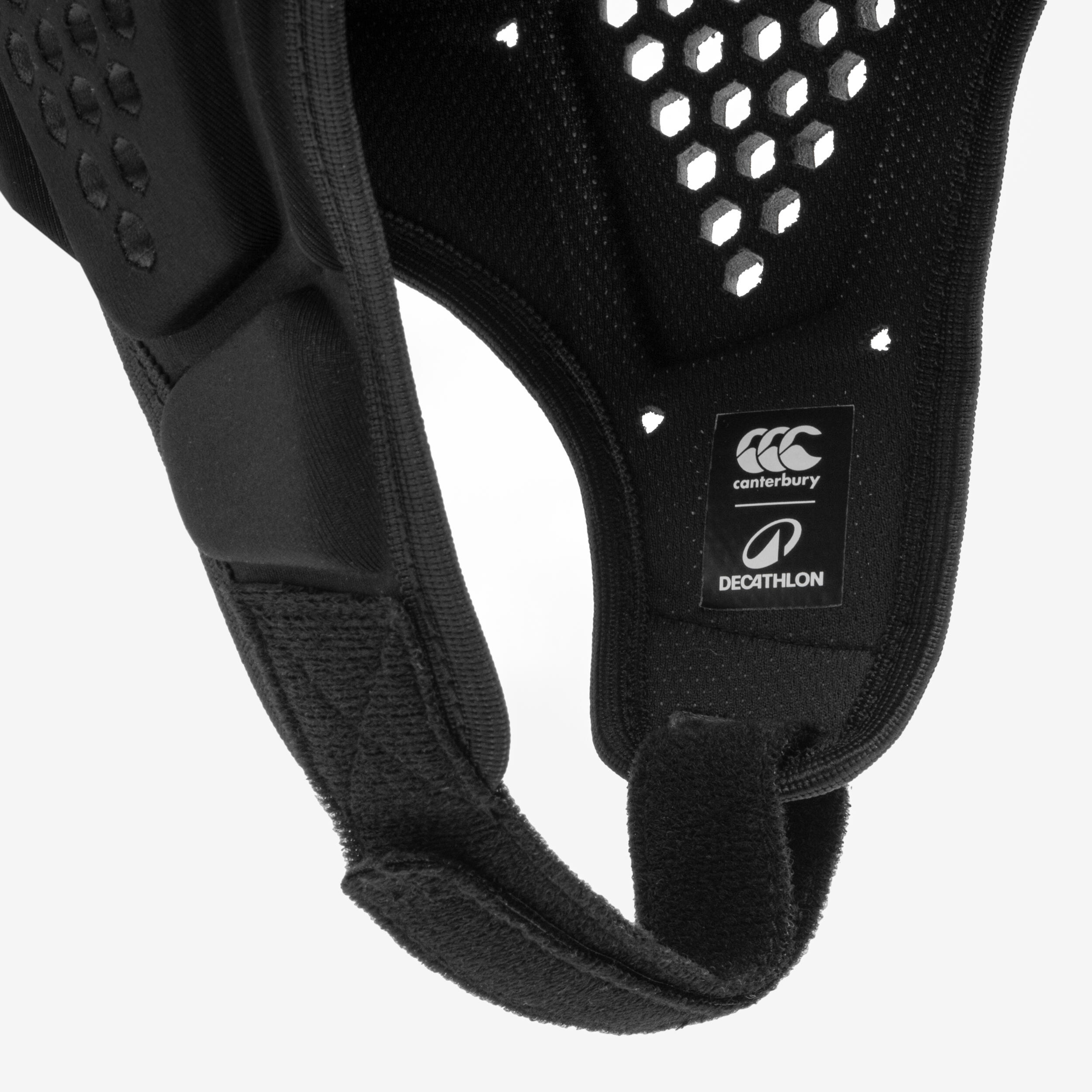 Adult Rugby Scrum Cap R500 - Black 6/6