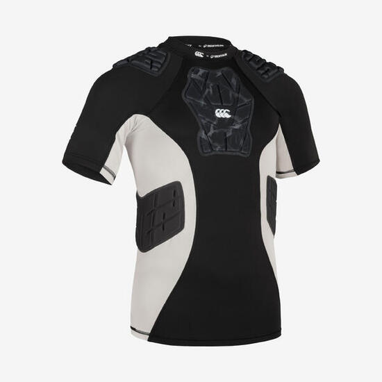 Damen/Herren Rugby Schulterschutz - R900 DECATHLON Canterbury schwarz