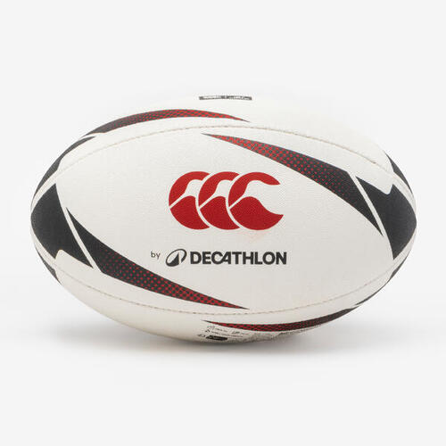 Ballon de rugby d&#039;entrainement taille 5, Decathlon | Canterbury noir
