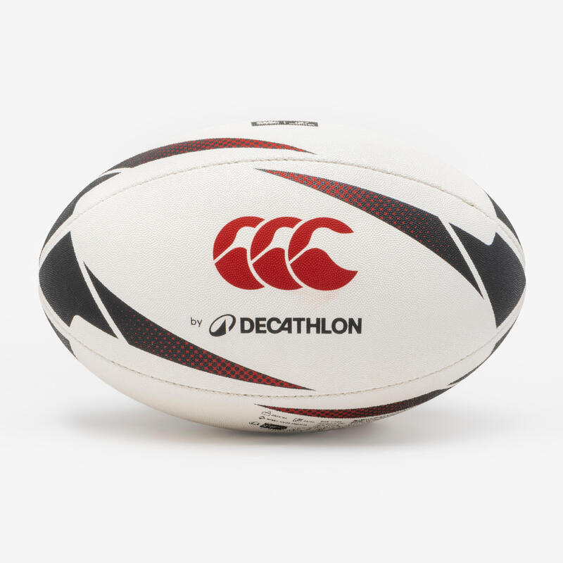 Rugbybal M5 trainingsbal Decathlon | Canterbury zwart/rood