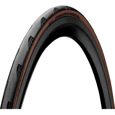 Copertone bici da corsa Continental GP 5000S TR nero beige para