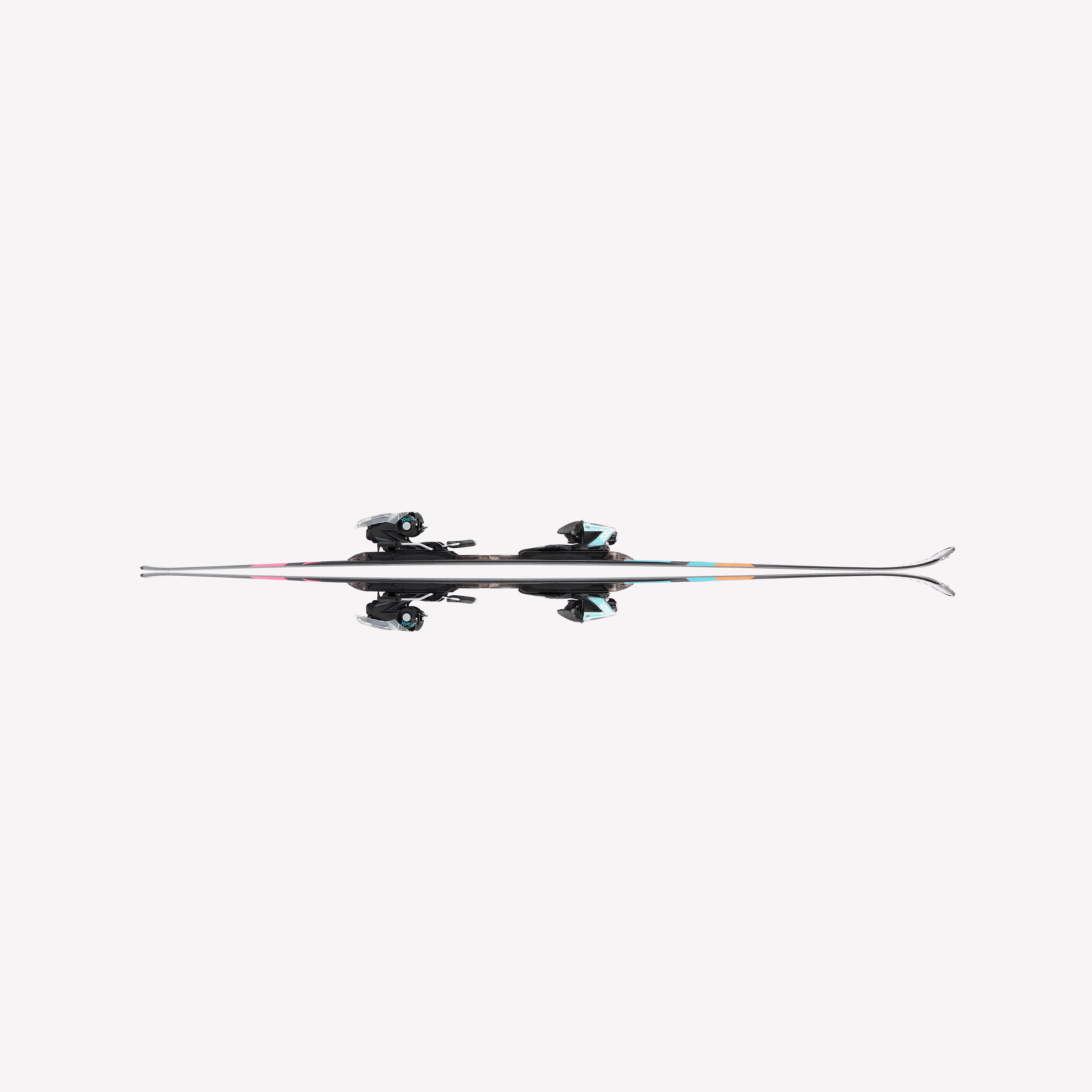 Women's downhill skis with bindings Rossignol Attraxion - Black