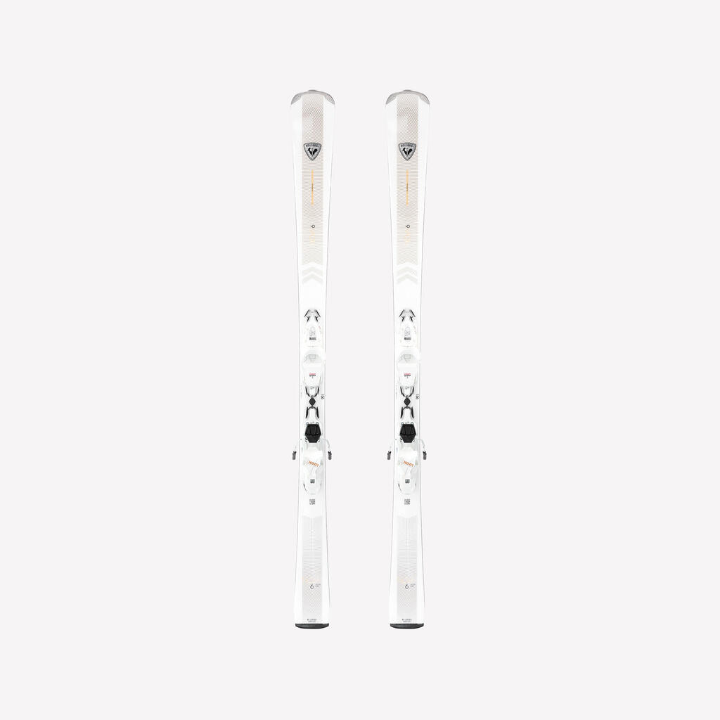 Women’s piste skis with bindings, Rossignol Nova 6