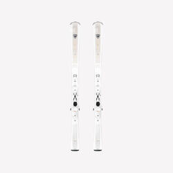 Skis de piste avec fixations femme, Rossignol Nova 6