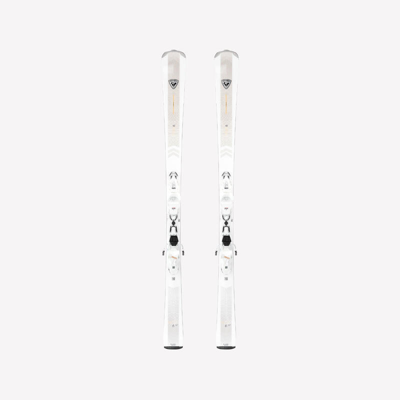 Skis de piste avec fixations femme, Rossignol Nova 6