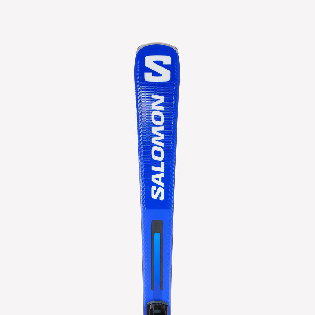Salomon S/RACE 8 downhill skis with bindings