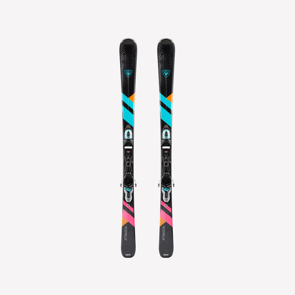 Women's downhill ski with bindings - Rossignol Attraxion W