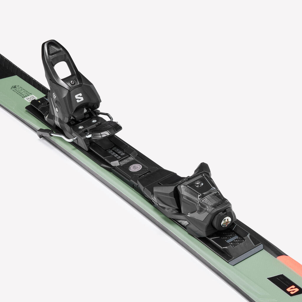 Ski Herren mit Bindung Piste - SALOMON S/MAX 8 XT grün/schwarz 