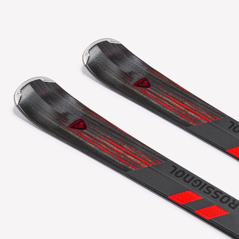 Esquís de pista con fijaciones para hombre, Rossignol Forza 60° V C.A.M - TI 