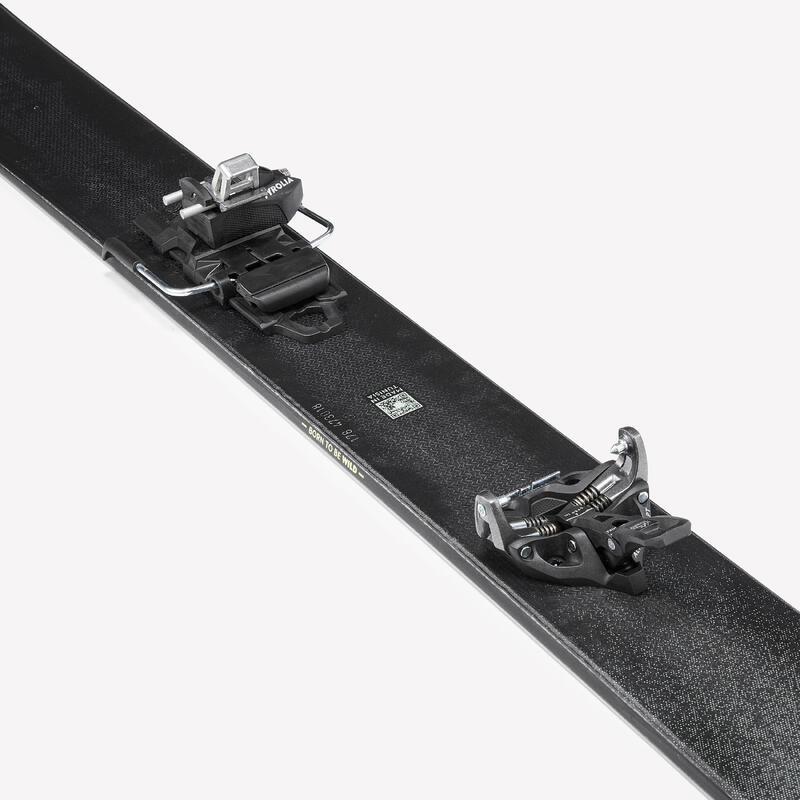 Schiuri pentru schi de tură din carbon cu legături și piei WILDER 95