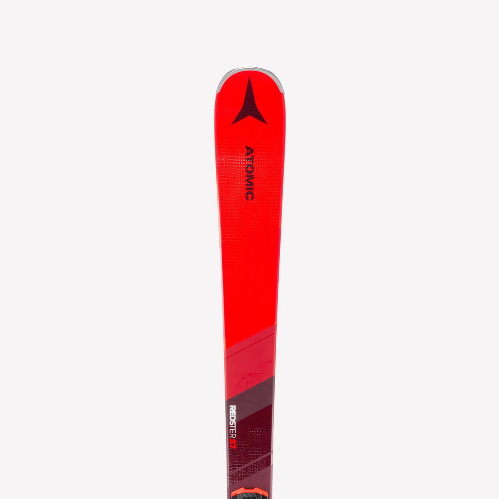 Downhill skis with bindings, Atomic Redster S7