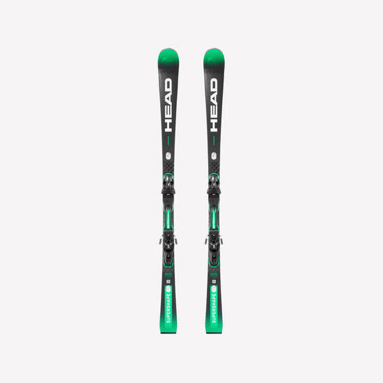 Ski de piste homme avec fixations - HEAD SUPERSHAPE E-MAGNUM