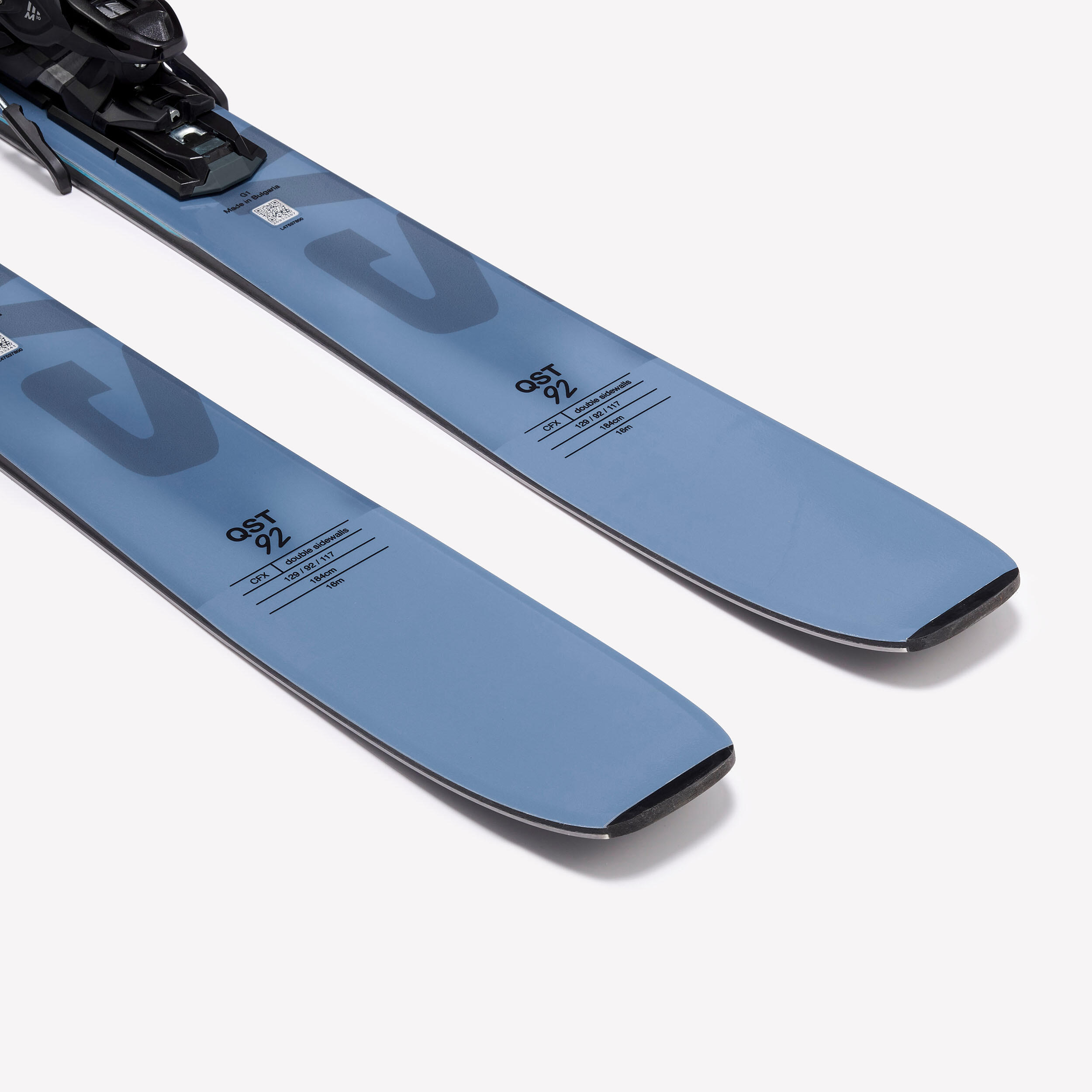 SKIS DE FREERIDE QST92 SALOMON FIXATIONS SALOMON M11