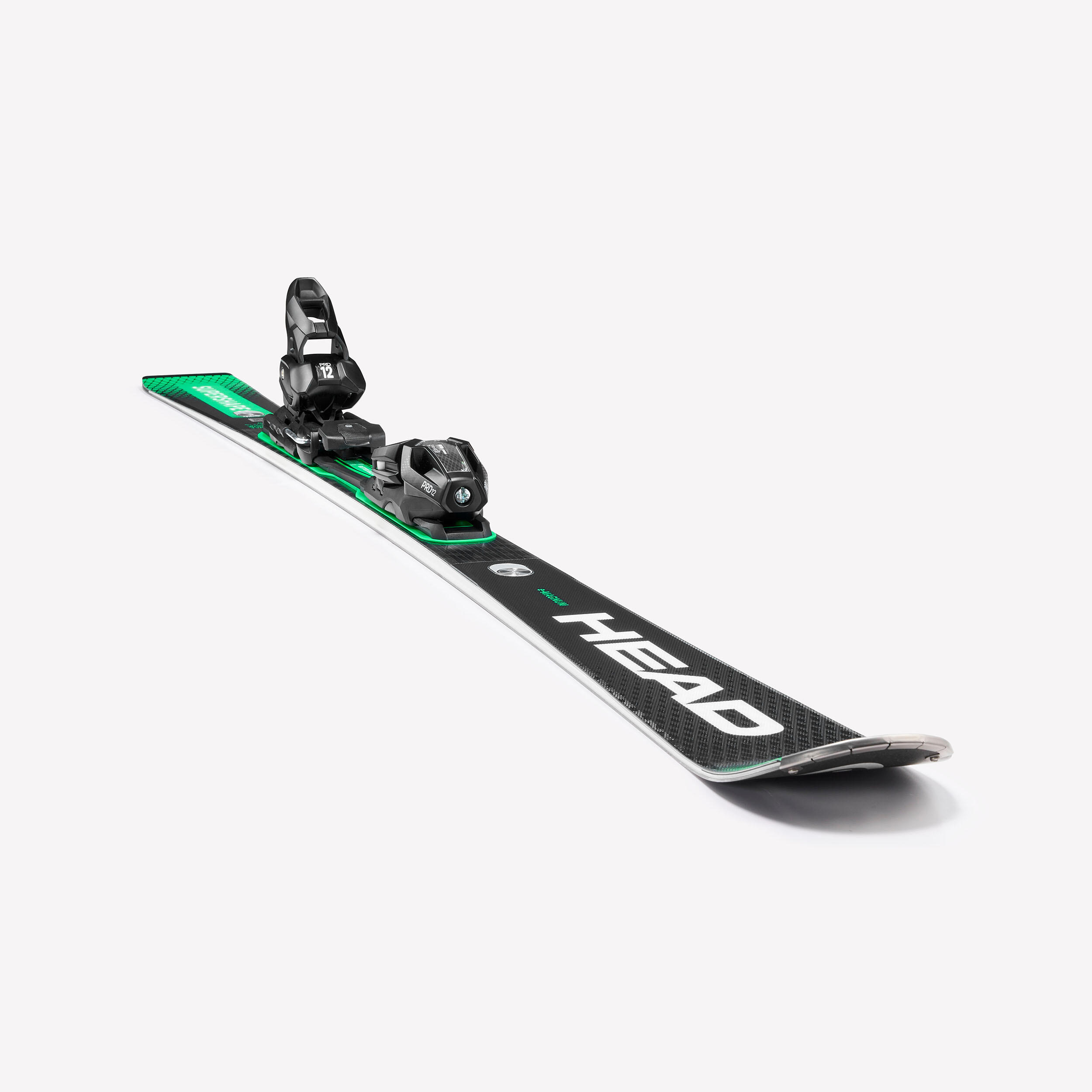 MEN'S ALPINE SKI WITH BINDINGS - HEAD SUPER SHAPE MAGNUM H