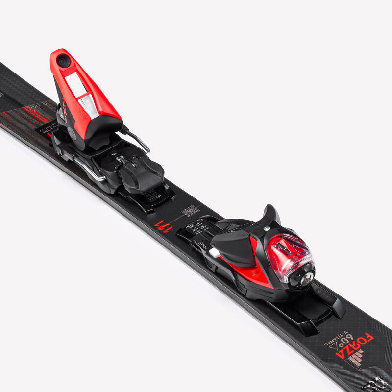 Esquís de pista con fijaciones para hombre, Rossignol Forza 60° V C.A.M - TI 