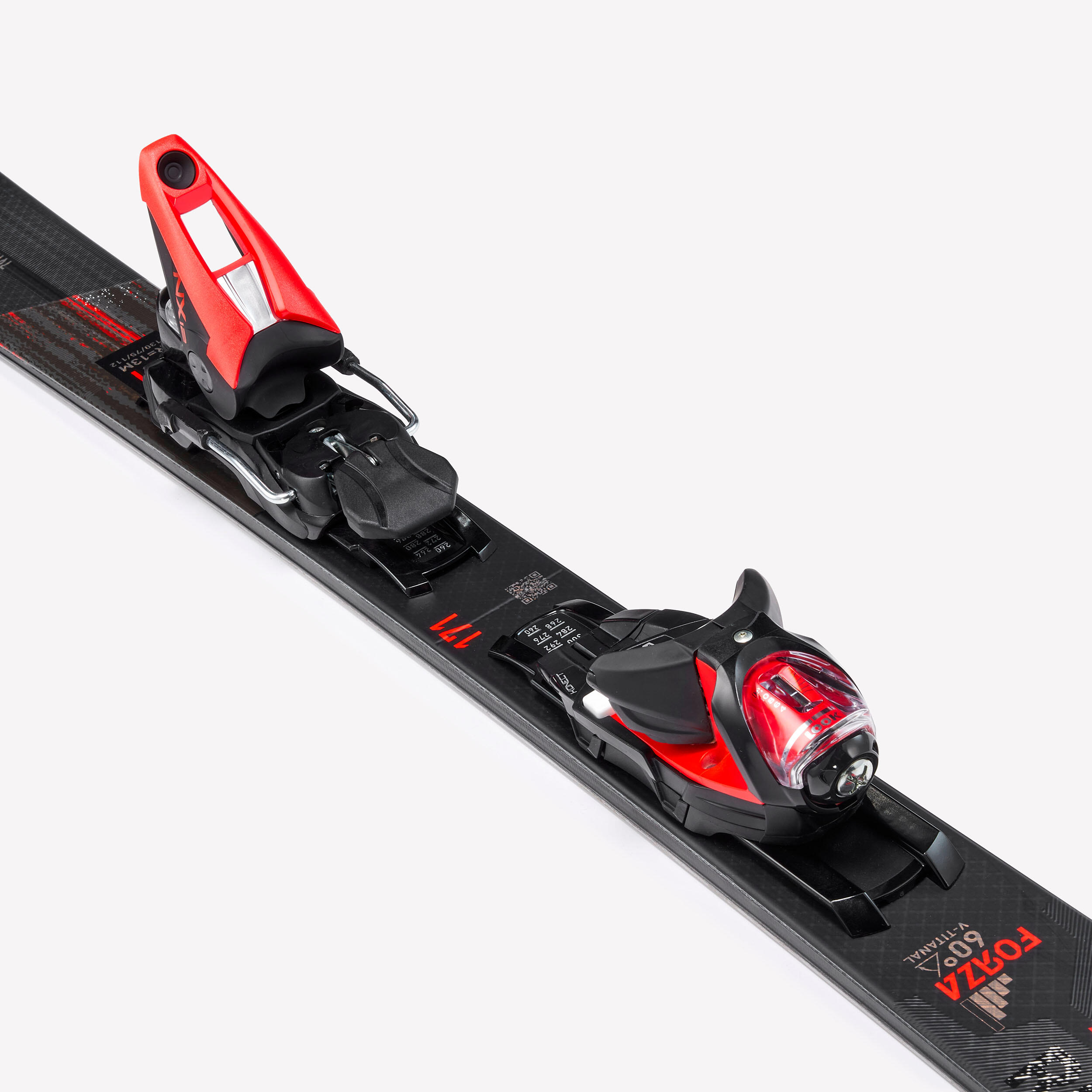 Piste skis with men's bindings, Rossignol Forza 60° V C.A.M - TI