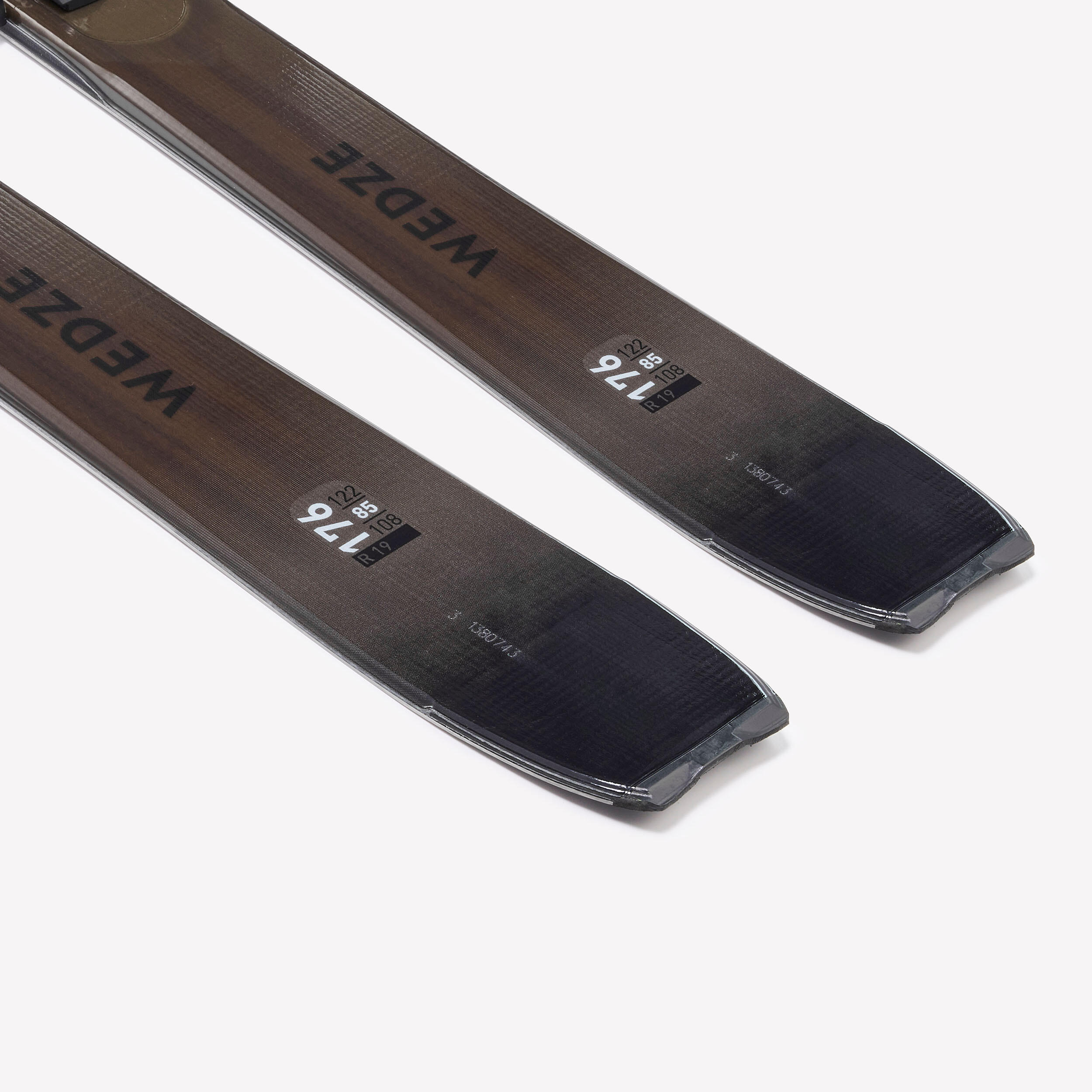 Touring Skis with Bindings and Skins, Wilder 85
