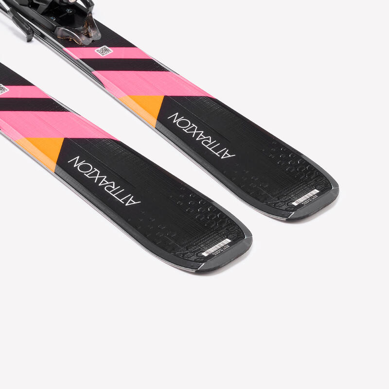 Kadın Kayak - Bağlamalar Dahil - Siyah/Pembe - Rossignol Attraxion