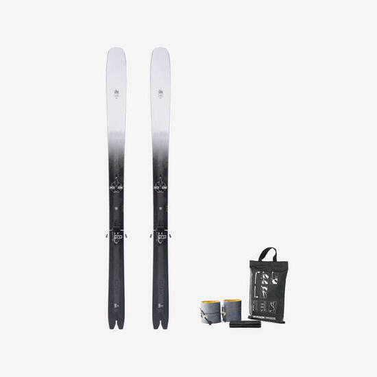 Esquí de travesía fijaciones y pieles, WILDER 102