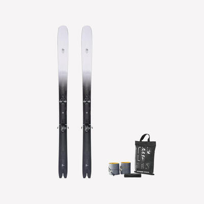 Esquí de travesía fijaciones y pieles, WILDER 102