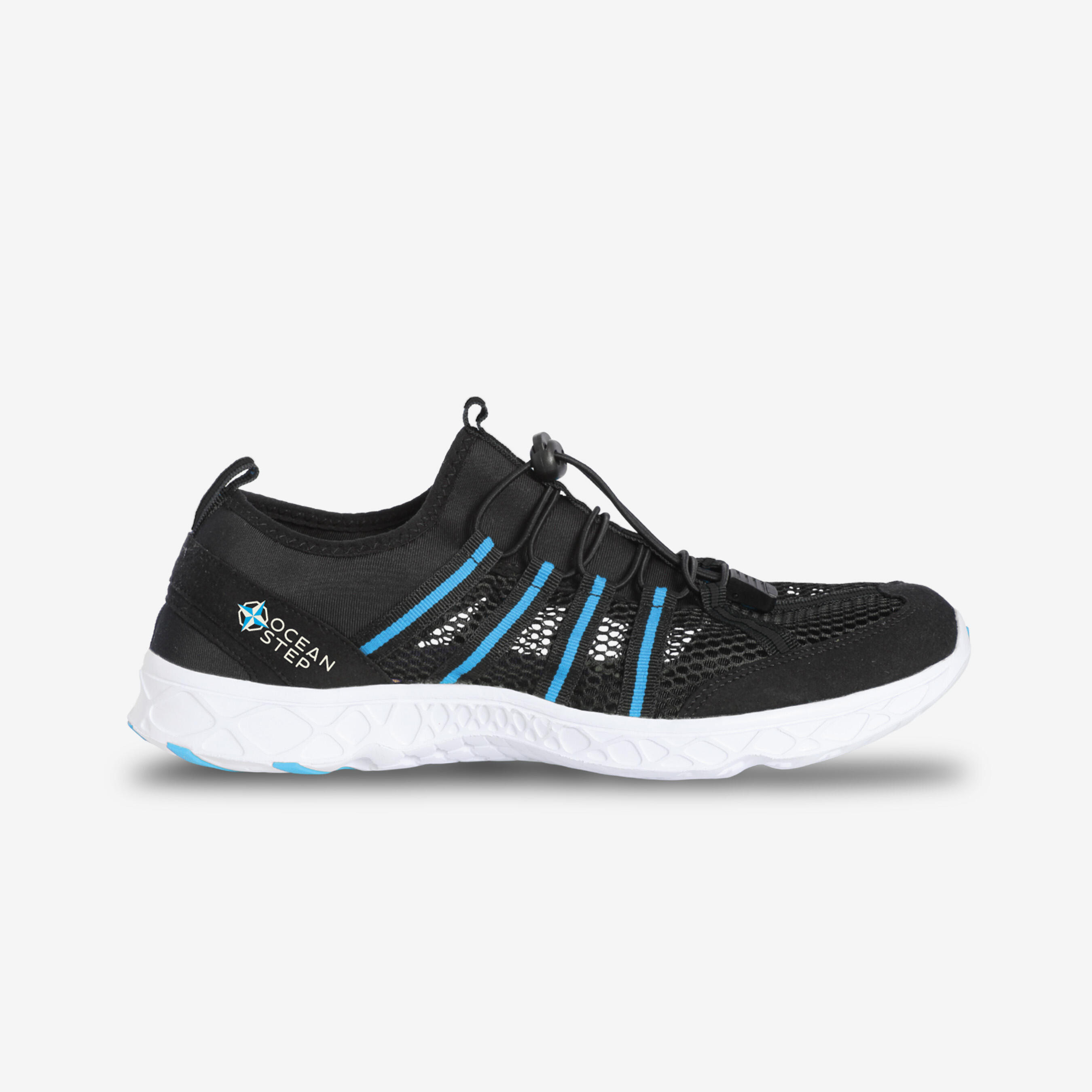 Ocean Step - Chaussures Aquatiques Aquashoes Longe Côte Litewalk-one Noir - Aquashoes - Natation - Blanc-bleu-noir - 40 - Decathlon