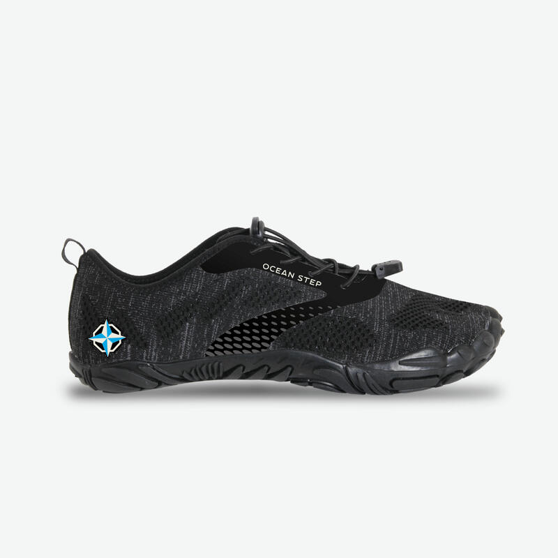 Calçado Aquático Aquashoes de Marcha OCEAN STEP ERGOGRIP 1 Preto