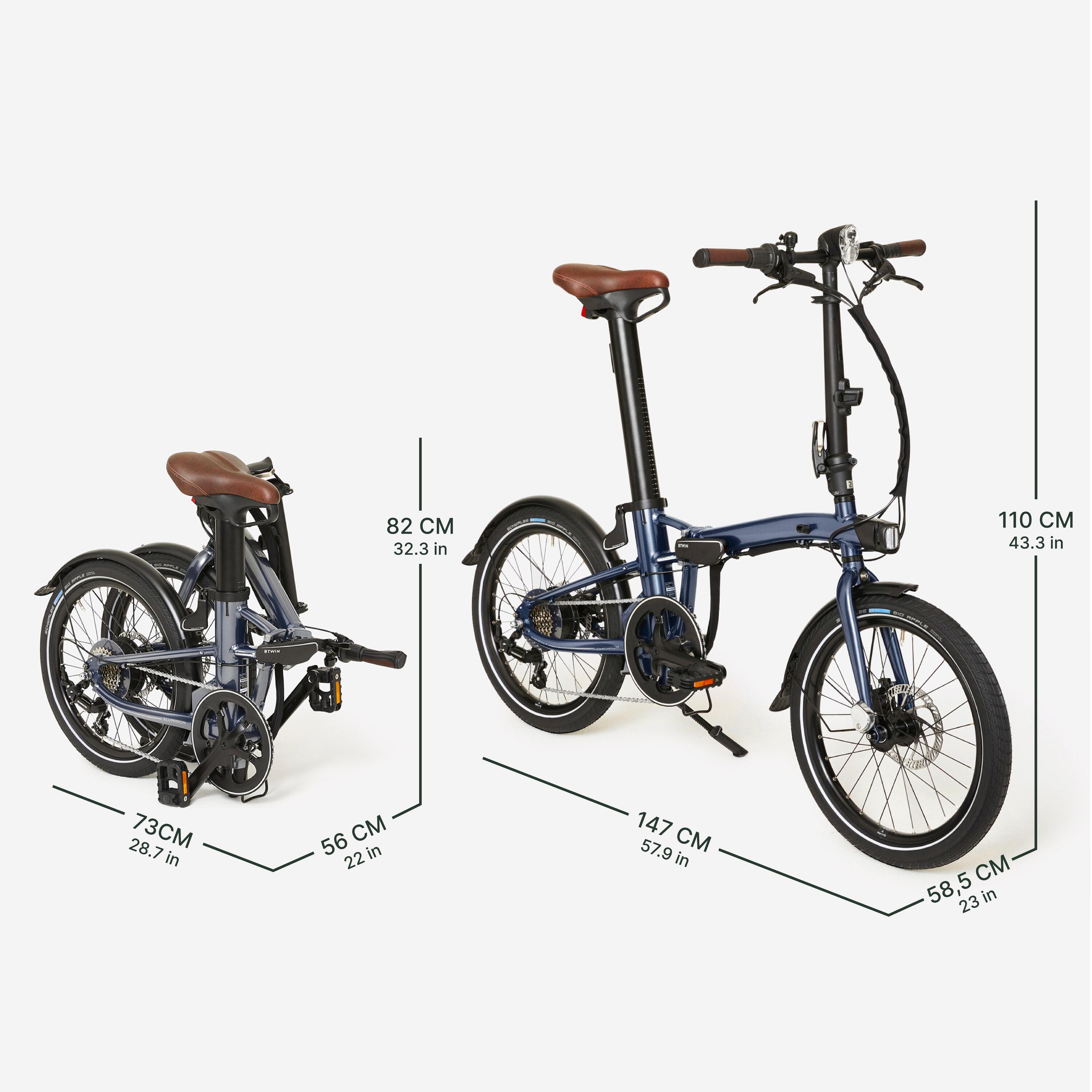 20" Electric Folding Bike E-Fold 900 - 1 second 26/37