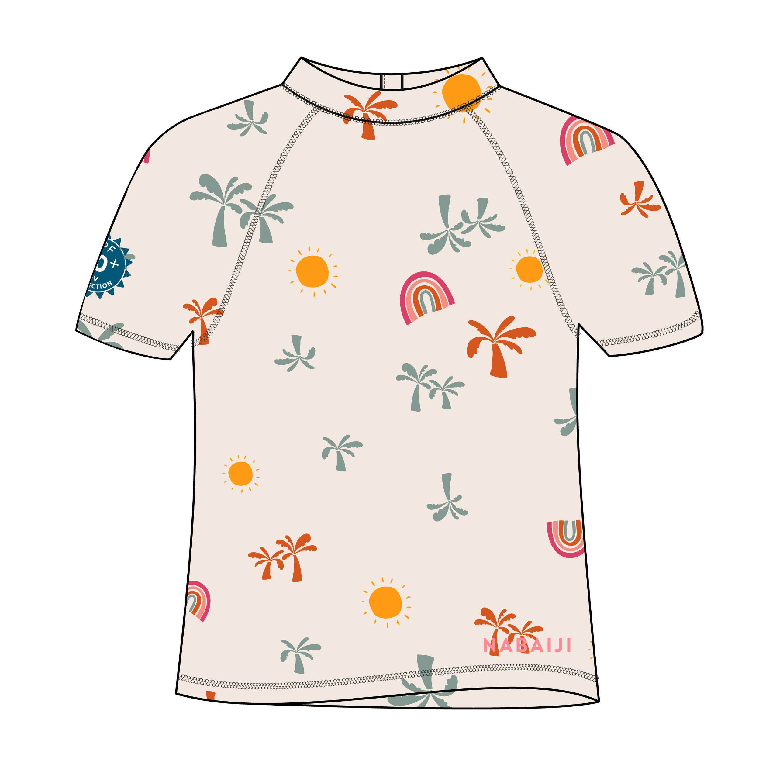 Baby UV-protective short sleeve t-shirt