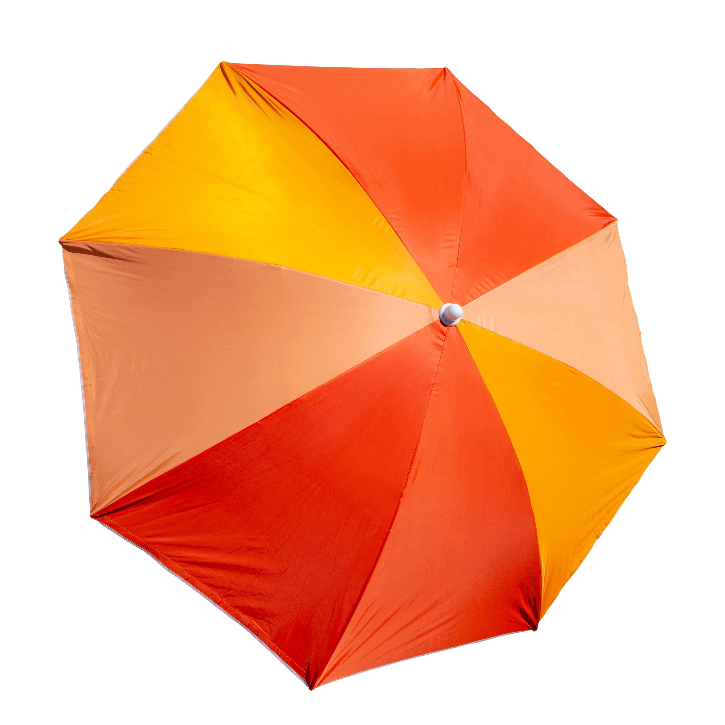 Guarda-sol upf50+ com para-vento (abas laterais removíveis) laranja