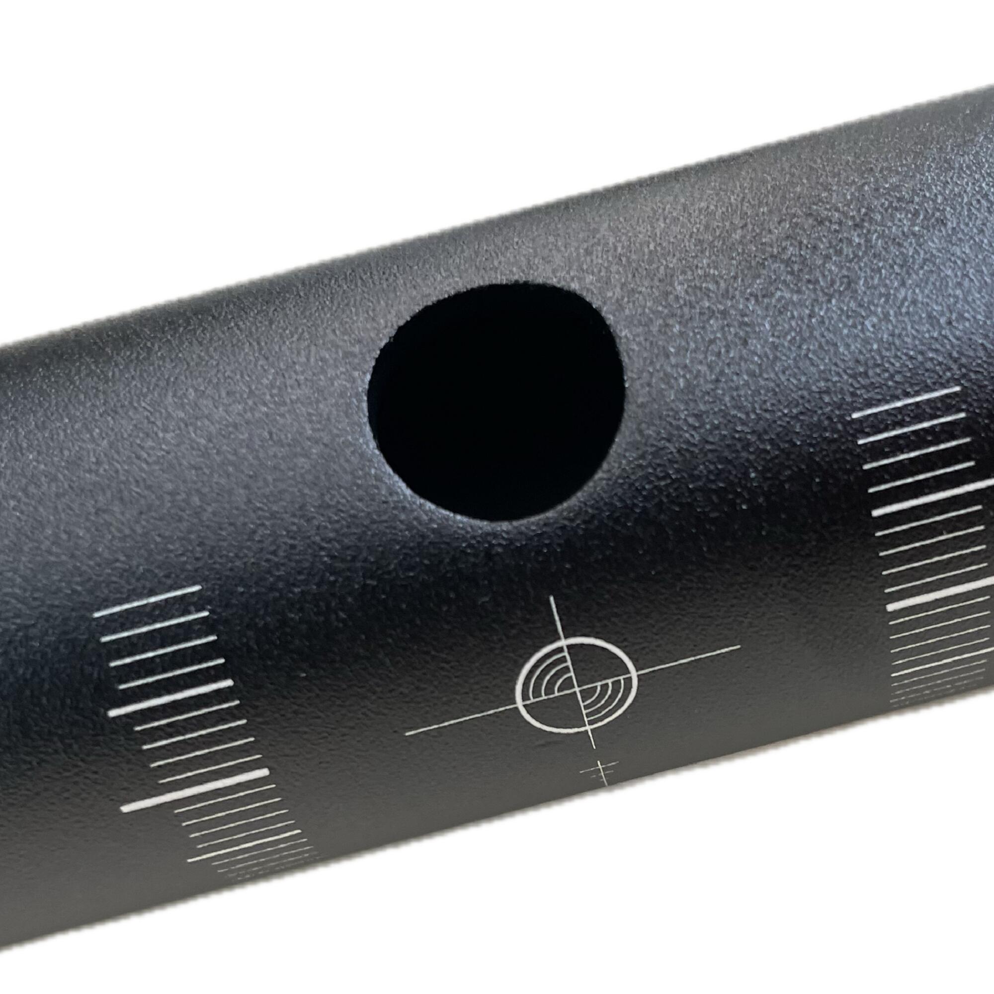 Manubrio MTB 31.8 rise 25mm-back sweep 9°-up sweep 6° - 760mm passaggio interno 2/3