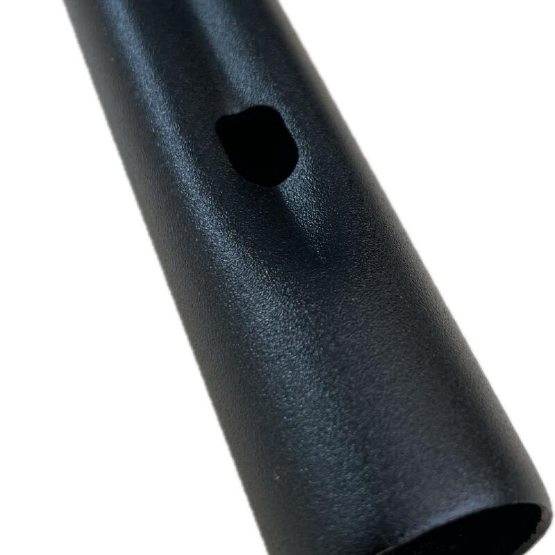 Manubrio MTB 31.8 - RISE 10mm- BACK SWEEP 9° -UP SWEEP 0° - 740mm alluminio nero