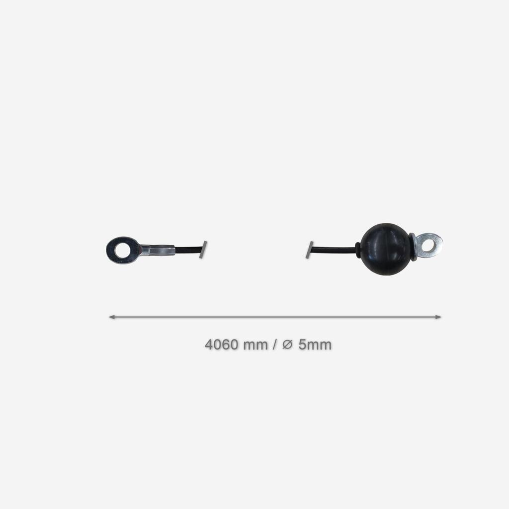 Spodnji kabel L 4060 mm ⌀5 mm  - rezervni del za vadbo z utežmi Home Gym 900