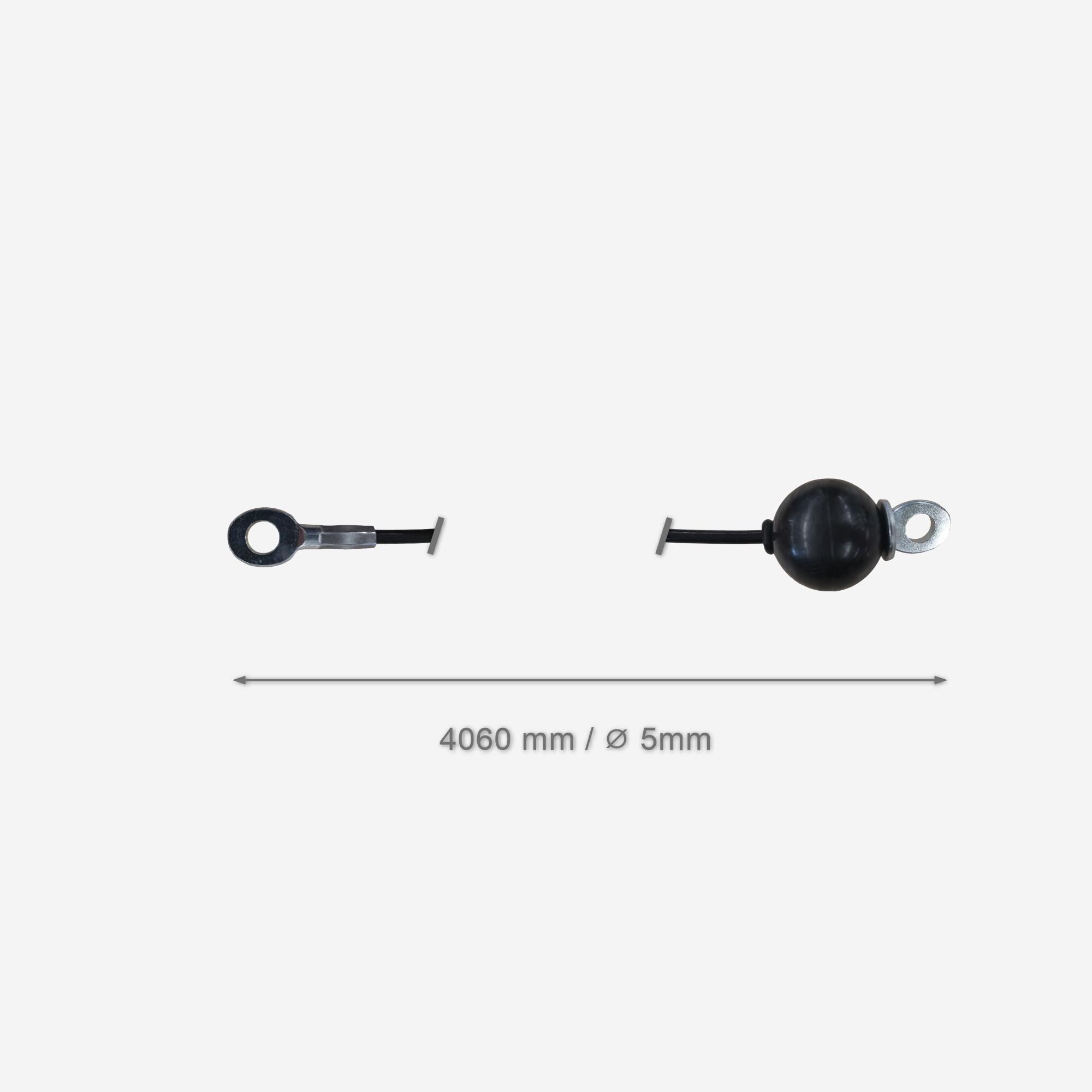 Cable bas  l4060mm ⌀5mm - pièce détachée musculation pour home gym 900 3/5