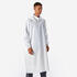 Rain Waterproof Poncho Improved Quality with Storage Pouch - White (Free Size)