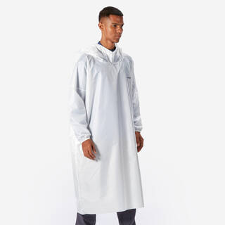 Raincoat Unisex Waterproof Hiking Rain Poncho with 10L Bag Capacity - Blue