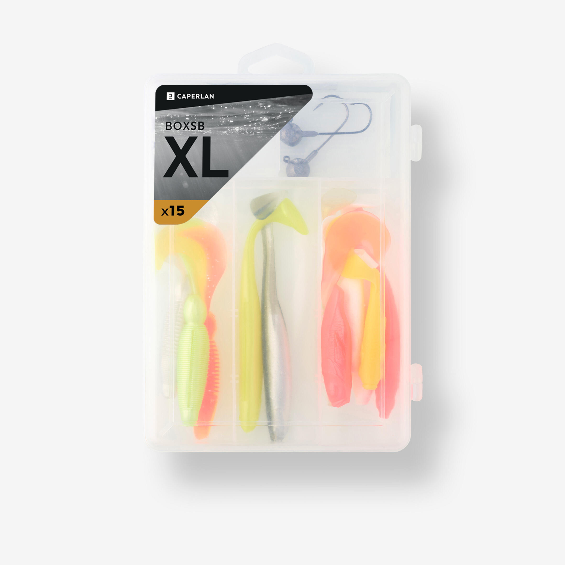 BOX OF SOFT LURES BOXSB XL 2/2