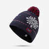 Adult Jacquard ski hat blue