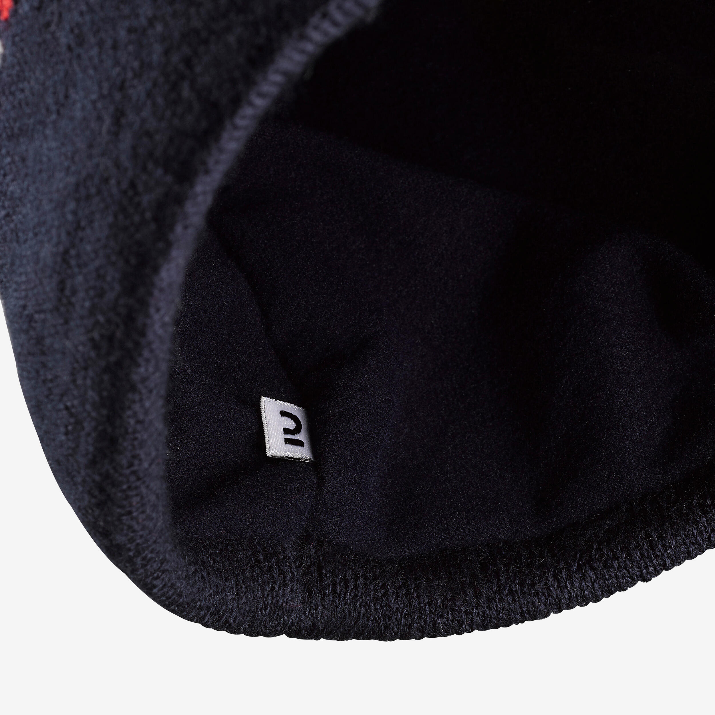 Bonnet de ski adulte, Jacquard REC bleu 6/7