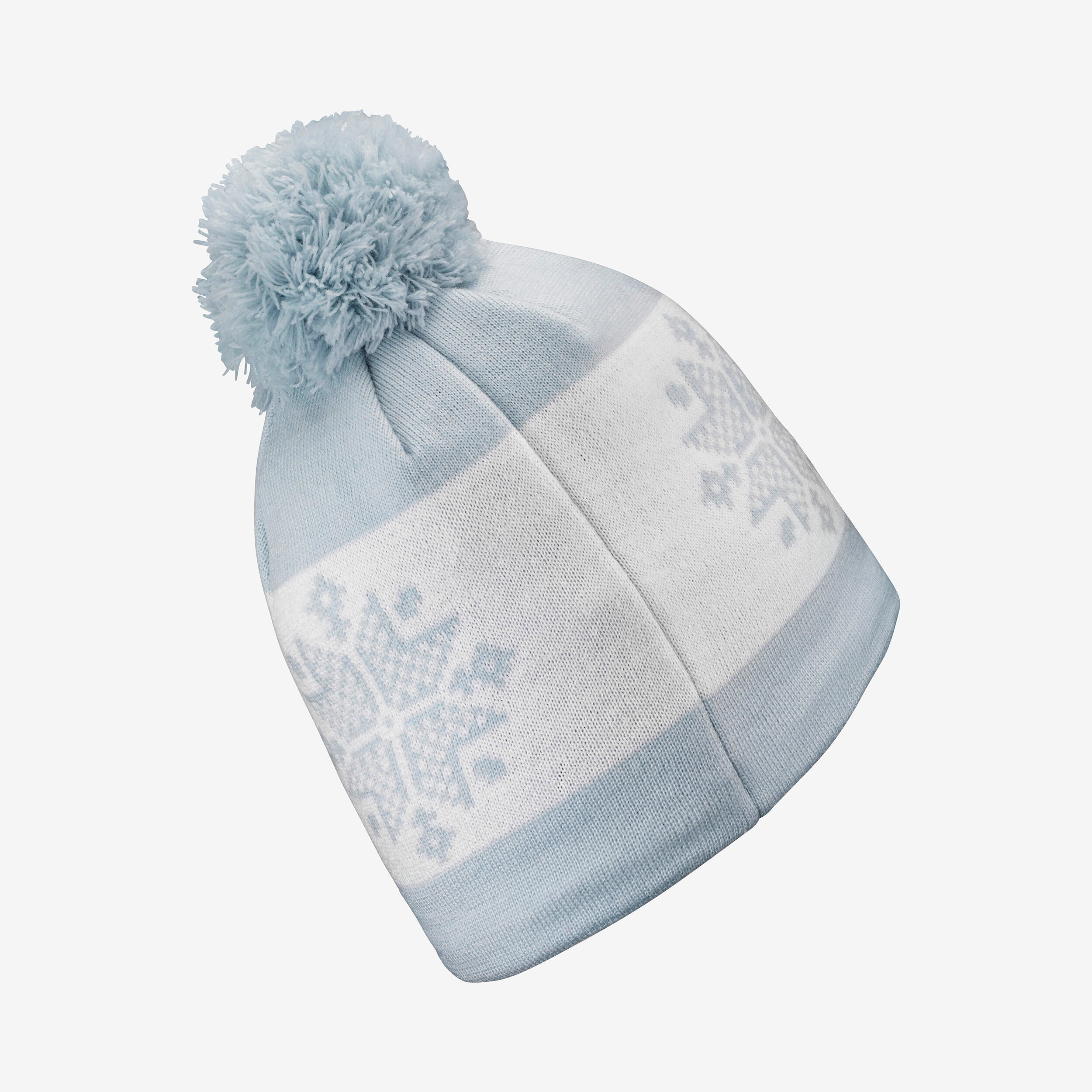 Bonnet de ski adulte, Jacquard REC gris 5/7