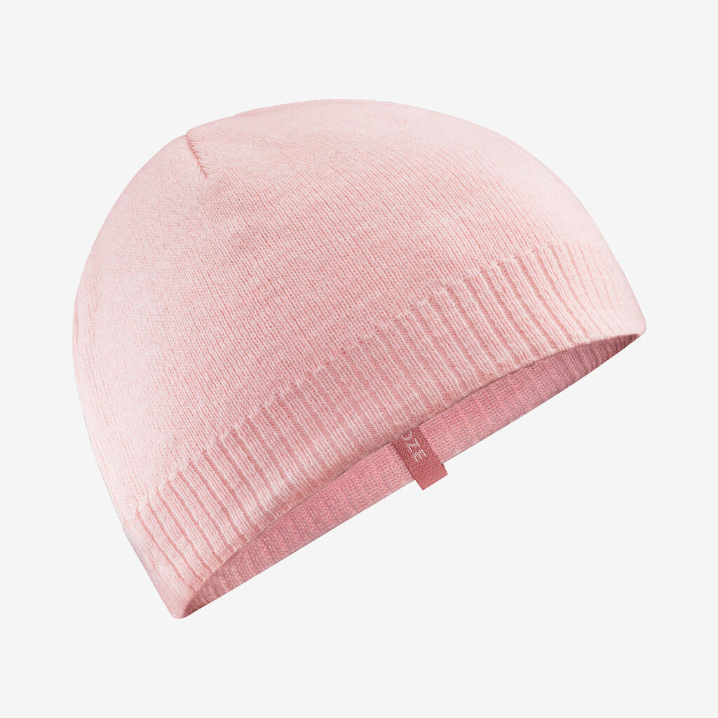 Gorro de nieve adulto rosado