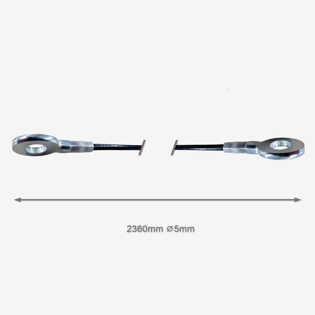 Metuljasti kabel L 2510 mm ⌀5 mm  - rezervni del za vadbo z utežmi Home Gym 900