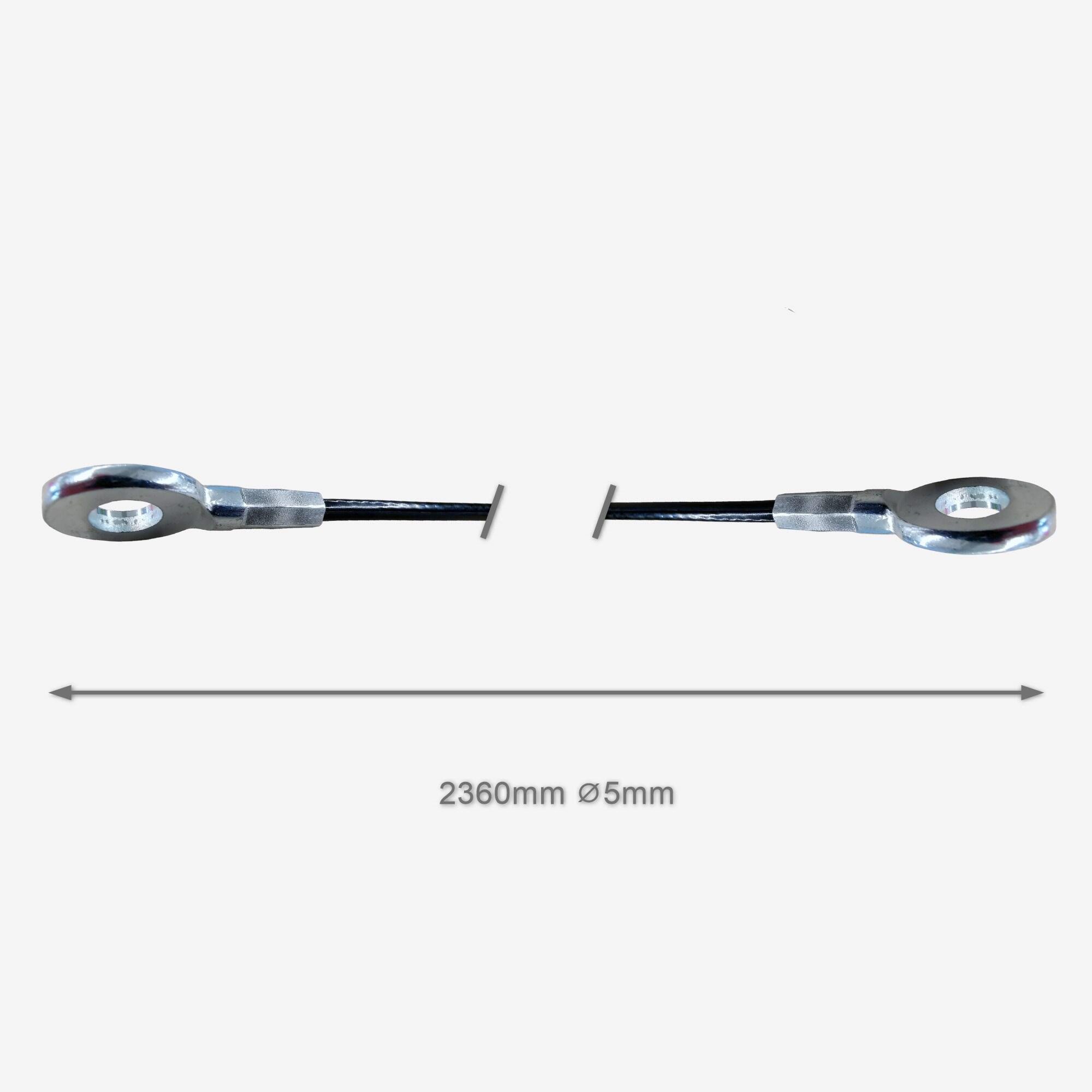 Cable butterfly l2360mm ⌀5mm - pièce détachée musculation pour home gym 900 5/7