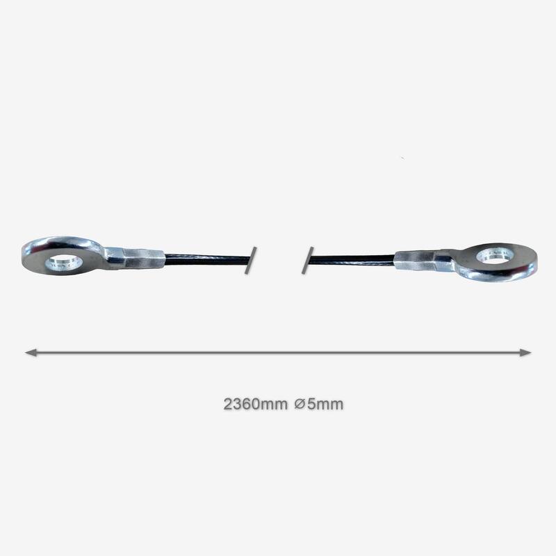 Cablu butterfly l2360mm ⌀5mm de schimb Bodybuilding Home Gym 900