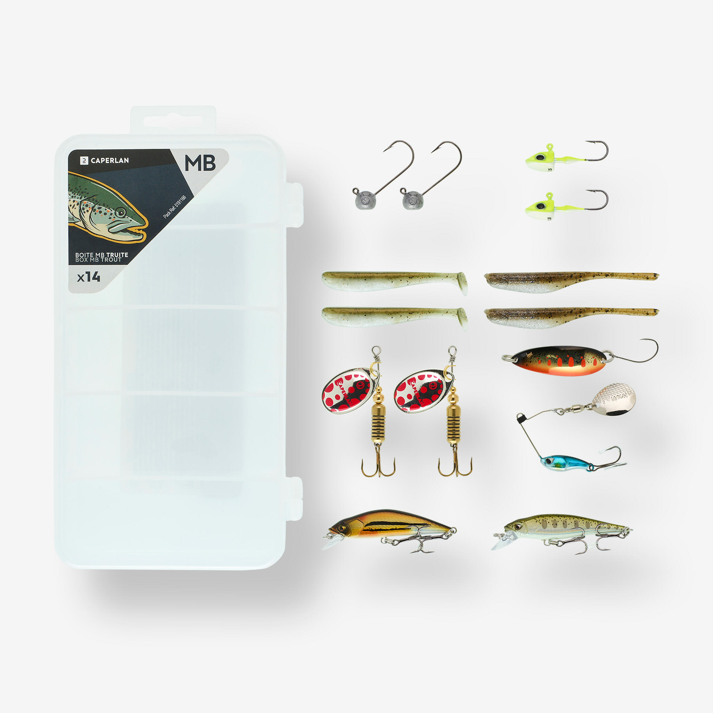 CAPERLAN MULTI-LURE BOX BOXMB TROUT