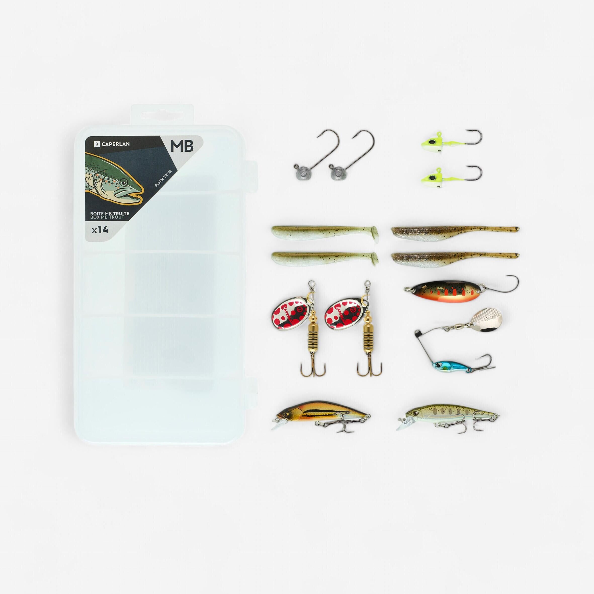 CAPERLAN MULTI-LURE BOX BOXMB TROUT