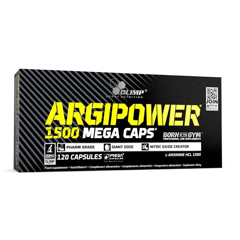 L-arginina ArgiPower 1500 Mega Caps Olimp 120 kaps