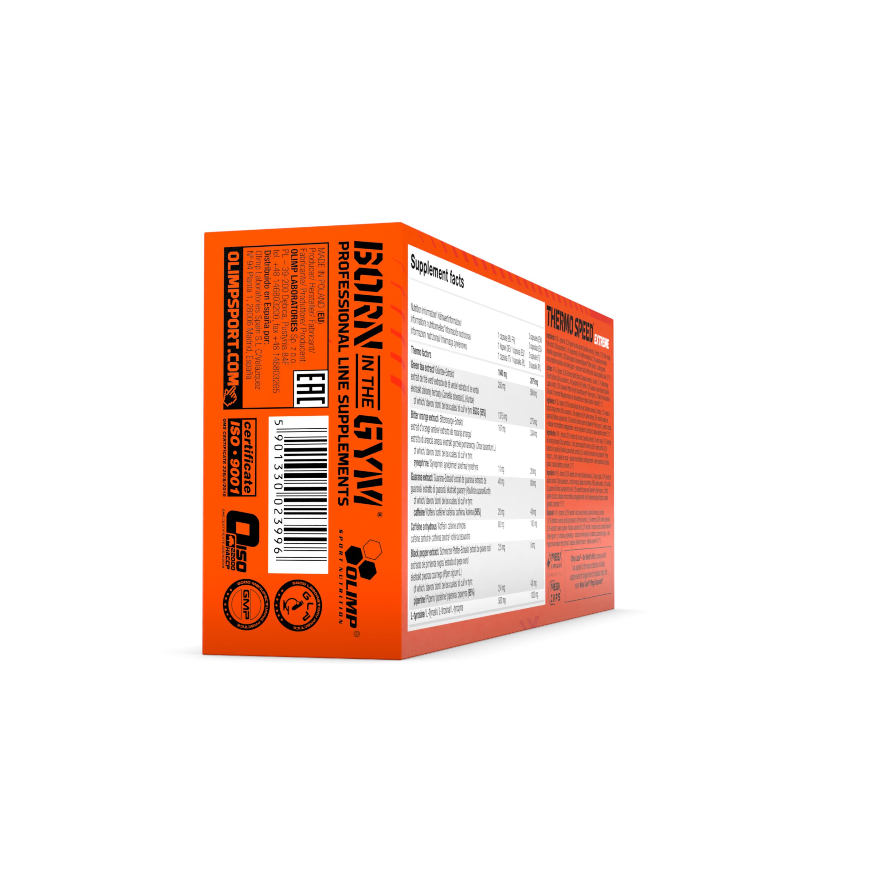 Thermo Speed Extreme Mega Caps®Mega Capsules® 120 caps. Olimp 3/4