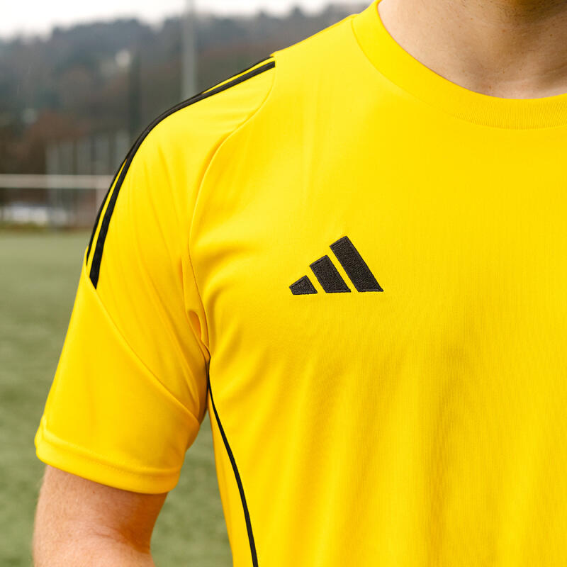 Camiseta fútbol Tiro 24 Adulto Amarillo