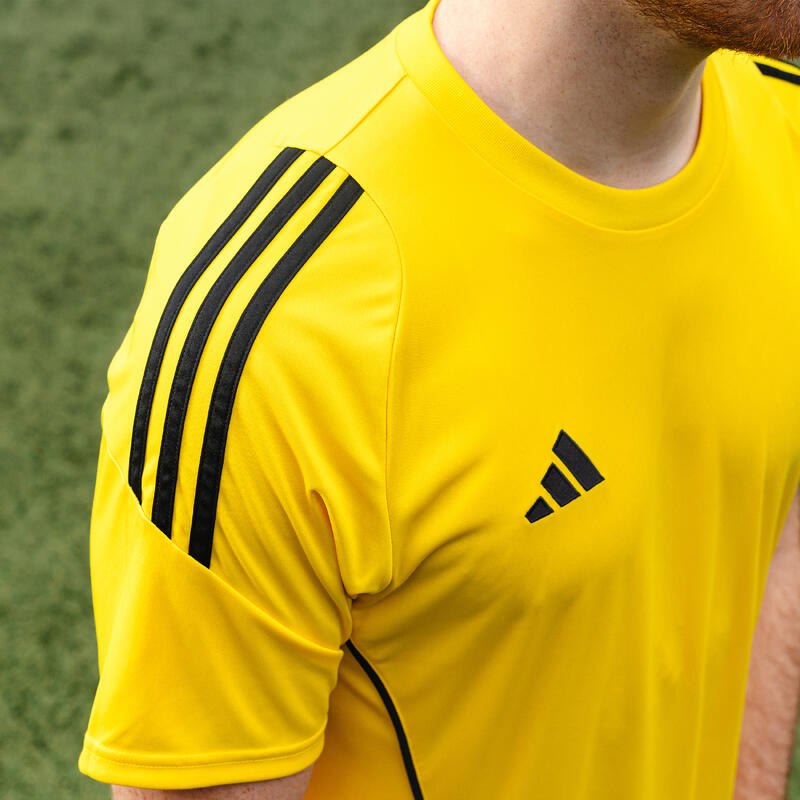 Voetbalshirt voor volwassenen Tiro 24 geel